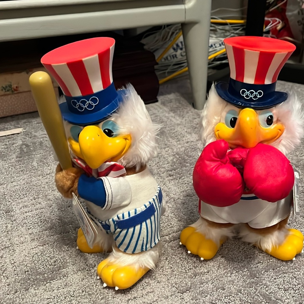 2 Available! Sam the Olympic Eagle! Boxing and Baseball